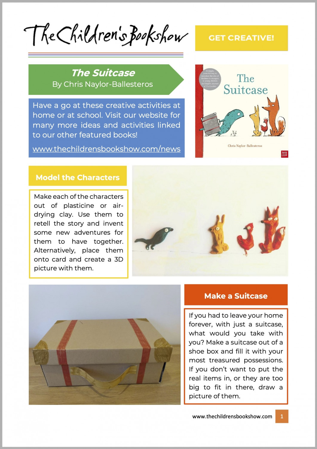 Download The Suitcase activity sheet
