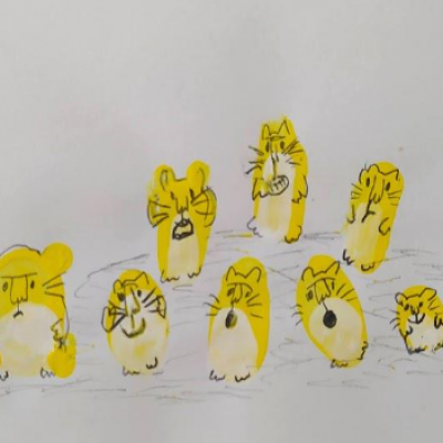 Make a hamster family portrait