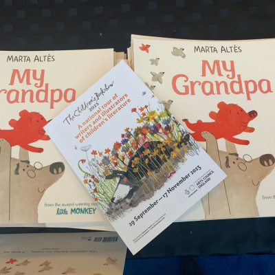 We gave every child attending Marta Altés' event a free copy of *My Grandpa*