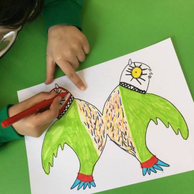 Inspired by Jo Empson, Year 2 Skylarks Class at Lower Heath Primary made their own little birds