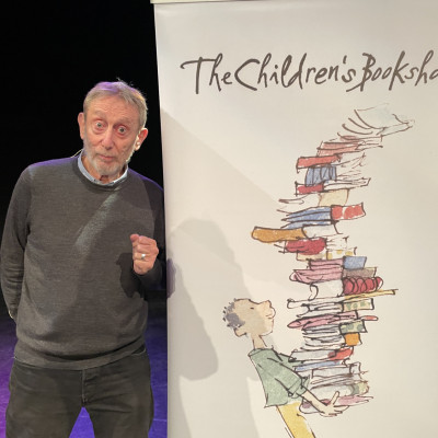 Our patron Michael Rosen performed for the first time in Peterborough