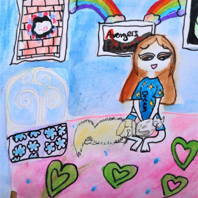 Lilia, age 10. What Makes You Smile Competition entry.