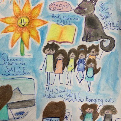 Wania, age 11. What Makes You Smile Competition entry.