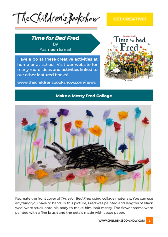 Download the Time for Bed Fred activity sheet