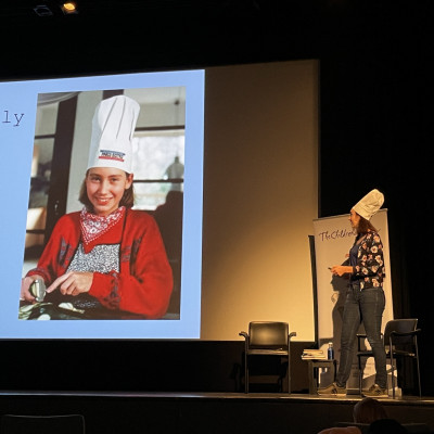 Anna Woltz at the French Institute in London