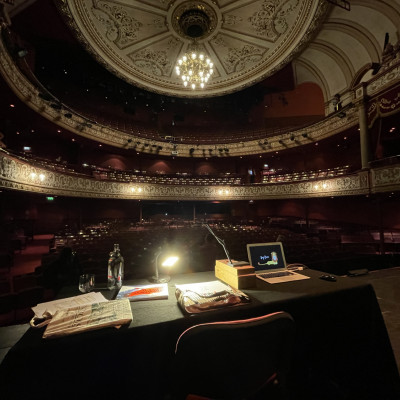 Setting up for Benji Davies at the beautiful Wolverhampton Grand 2023