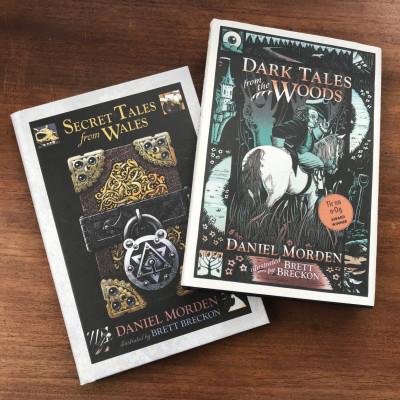 Daniel Morden's books: *Secret Tales from Wales* and *Dark Tales from the Woods*