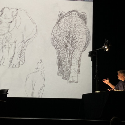 Francois showed us inside his sketchbooks!