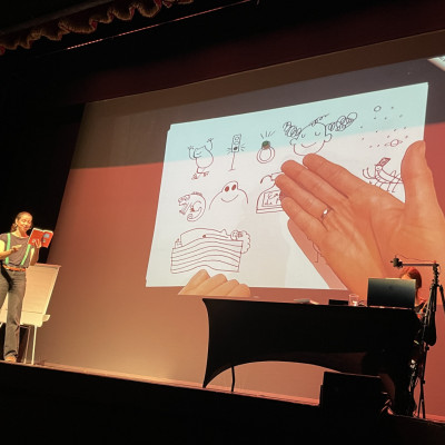 Poetry and drawing!