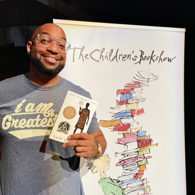 Kwame Alexander at his performance at Newcastle Theatre Royal