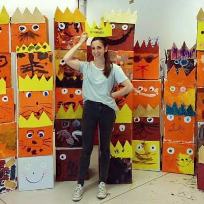 Marta loves working with children!