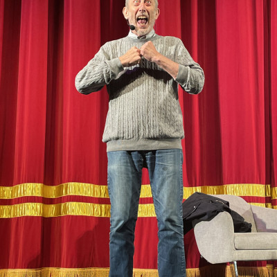 The look of pure joy at the thought of Chocolate Cake