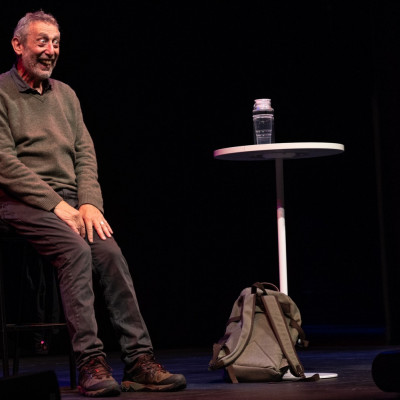 Michael on stage in Leicester