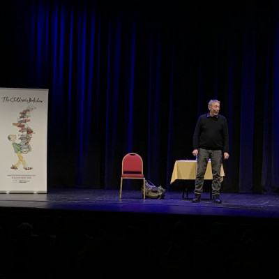 Michael on stage in Weymouth