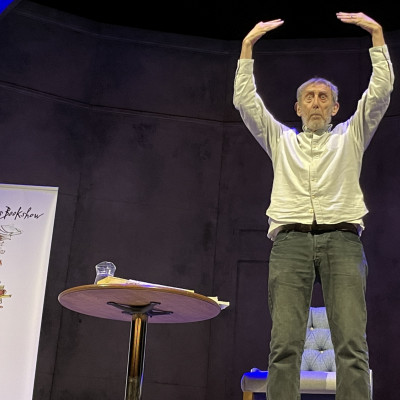 Michael Rosen performing at the Sheffield Lyceum