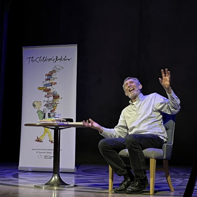 Michael Rosen performing at the Sheffield Lyceum