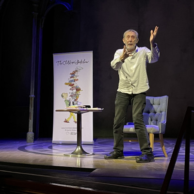 Michael Rosen performing at the Sheffield Lyceum