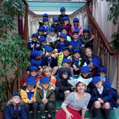 Victoria met some of the children after the performance