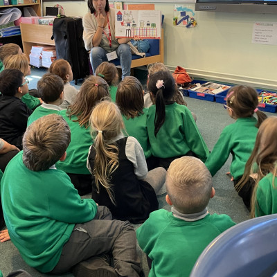 Children loved having Yasmeen Ismail in their classroom