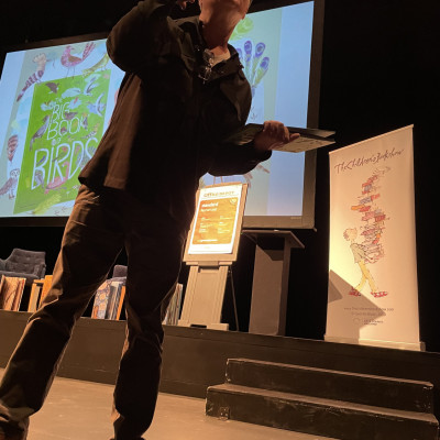 Yuval Zommer on stage in Warwick