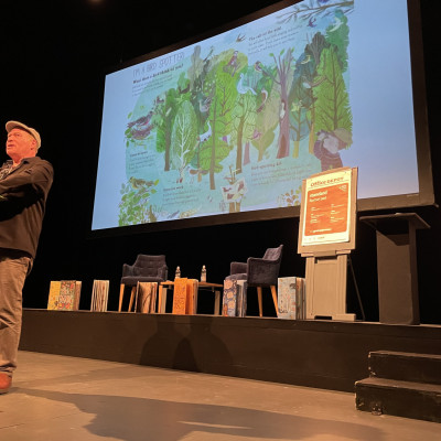 Yuval Zommer on stage in Warwick