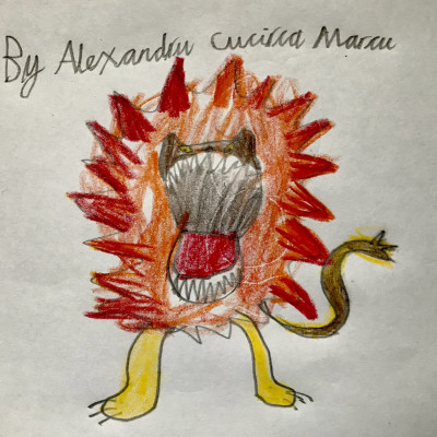 Inspired by Jo Empson, Alexandru, from Toriano Primary sent us this roaring lion.