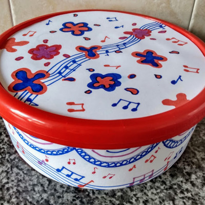 Plastic tub drum