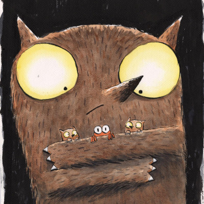 illustration by Chris Naylor-Ballesteros up for auction