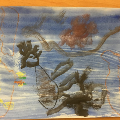 Jungle Jamboree wax resist from Kineton Primary