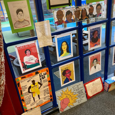 Display at Bangabandhu Primary