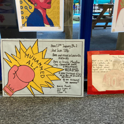 Display at Bangabandhu Primary