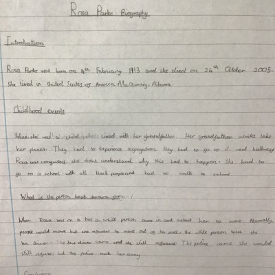 Work inspired by this project from the children at Fallings Park Primary