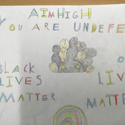 Work inspired by this project from the children at Hawthorn Primary