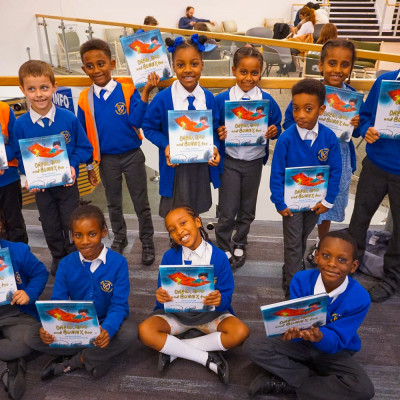Children loved getting their own book to take home and keep!