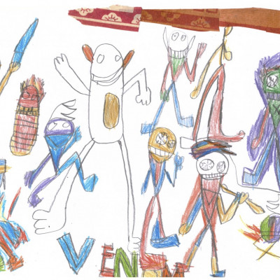 Musa, age 7. What Makes You Smile Competition entry.